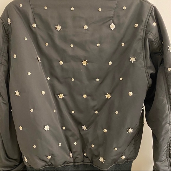 SANDRO embellished all over bomber jacket - Picture 5 of 5